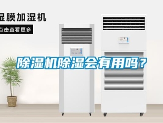 常見問題除濕機除濕會有用嗎？
