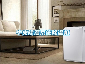知識百科中央除濕系統除濕機