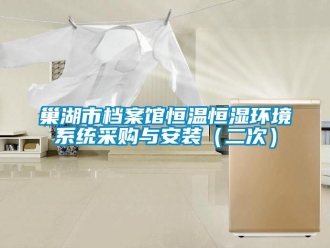知識百科巢湖市檔案館恒溫恒濕環境系統采購與安裝（二次）
