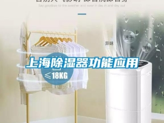 知識百科上海除濕器功能應用