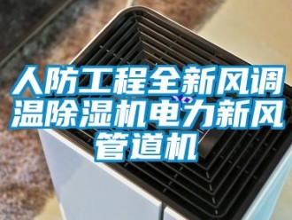 常見問題人防工程全新風調溫除濕機電力新風管道機