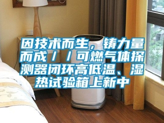 常見問題因技術而生，鑄力量而成／／可燃氣體探測器閉環高低溫、濕熱試驗箱上新中