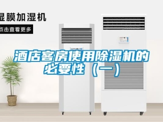 行業新聞酒店客房使用除濕機的必要性（一）