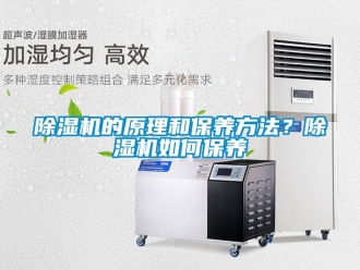 企業新聞除濕機的原理和保養方法？除濕機如何保養