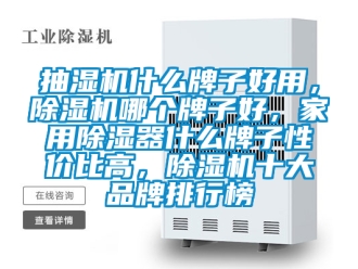 企業(yè)新聞抽濕機(jī)什么牌子好用，除濕機(jī)哪個(gè)牌子好，家用除濕器什么牌子性價(jià)比高，除濕機(jī)十大品牌排行榜
