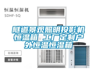 知識百科隧道景觀照明投影機恒溫箱 工廠定制戶外恒溫恒濕箱