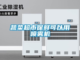 知識百科蔬菜超市保鮮可以用噴霧機