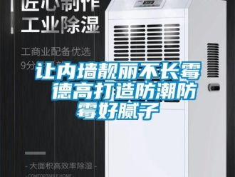 行業(yè)新聞讓內(nèi)墻靚麗不長霉 德高打造防潮防霉好膩子