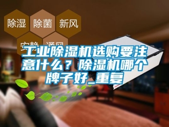 常見問題工業(yè)除濕機選購要注意什么？除濕機哪個牌子好_重復(fù)