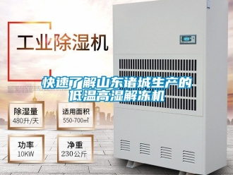 常見問題快速了解山東諸城生產的低溫高濕解凍機