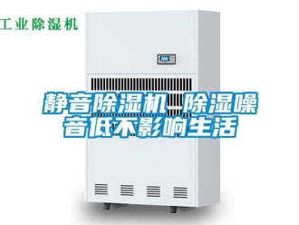 行業(yè)新聞靜音除濕機(jī) 除濕噪音低不影響生活