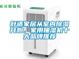 企業新聞舒適家居從室內除濕開始，家用抽濕機十大品牌推薦