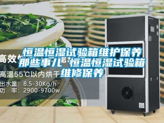 知識百科恒溫恒濕試驗箱維護保養那些事兒 恒溫恒濕試驗箱維修保養