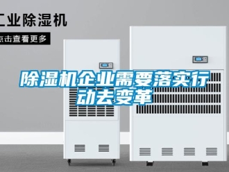 常見問題除濕機企業(yè)需要落實行動去變革