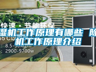 行業新聞除濕機工作原理有哪些 除濕機工作原理介紹