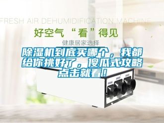 企業新聞除濕機到底買哪個，我都給你挑好了，傻瓜式攻略點擊就看！