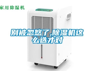 常見問題別被忽悠了,除濕機這么選才對