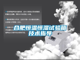 知識百科合肥恒溫恒濕試驗箱技術指導