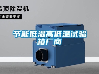 常見問題節能低濕高低溫試驗箱廠商