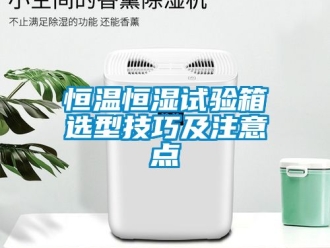 知識百科恒溫恒濕試驗箱選型技巧及注意點