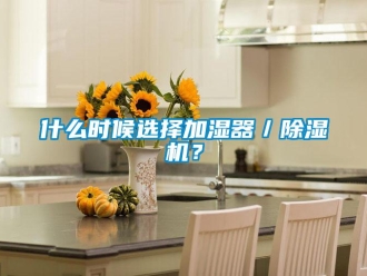 知識百科什么時候選擇加濕器／除濕機？