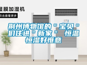 知識百科荊州博物館的＂寶貝＂們住進＂新家＂ 恒溫恒濕好愜意