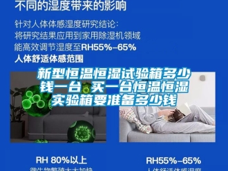 知識百科新型恒溫恒濕試驗箱多少錢一臺 買一臺恒溫恒濕實驗箱要準備多少錢