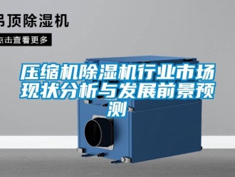 行業新聞壓縮機除濕機行業市場現狀分析與發展前景預測