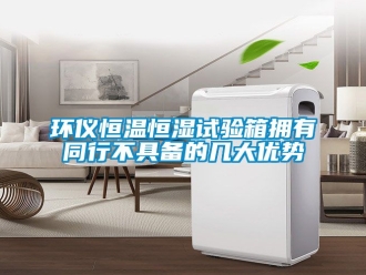 知識百科環(huán)儀恒溫恒濕試驗箱擁有同行不具備的幾大優(yōu)勢