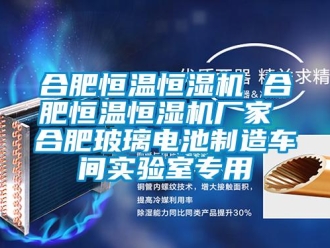 知識百科合肥恒溫恒濕機 合肥恒溫恒濕機廠家 合肥玻璃電池制造車間實驗室專用