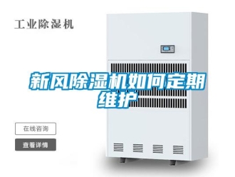 常見(jiàn)問(wèn)題新風(fēng)除濕機(jī)如何定期維護(hù)