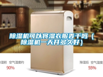 行業新聞除濕機可以將濕衣服弄干嗎（除濕機一天開多久好）