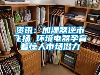 知識百科資訊：加濕器逆市飛揚 環境電器孕育著驚人市場潛力