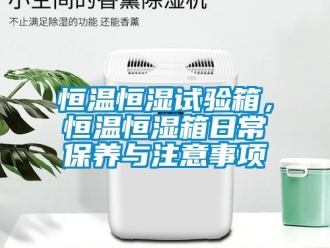 知識百科恒溫恒濕試驗箱，恒溫恒濕箱日常保養(yǎng)與注意事項