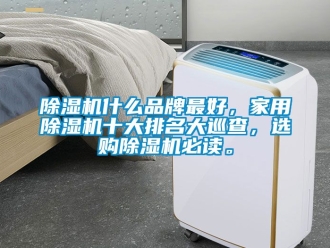 企業新聞除濕機什么品牌最好，家用除濕機十大排名大巡查，選購除濕機必讀。