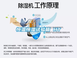 知識百科恒溫恒濕試驗箱 HT