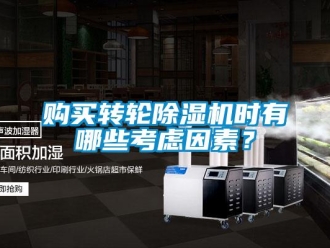 企業(yè)新聞購(gòu)買轉(zhuǎn)輪除濕機(jī)時(shí)有哪些考慮因素？