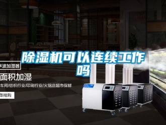 行業新聞除濕機可以連續工作嗎