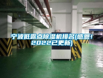 行業(yè)新聞寧波低露點(diǎn)除濕機(jī)排名(感恩！2022已更新)
