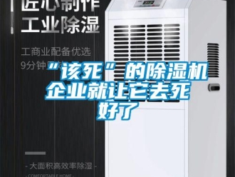 常見(jiàn)問(wèn)題“該死”的除濕機(jī)企業(yè)就讓它去死好了