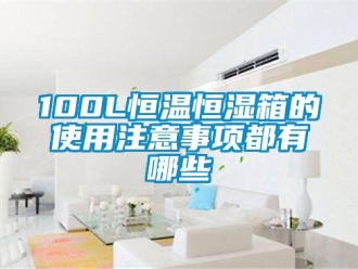 常見問題100L恒溫恒濕箱的使用注意事項都有哪些