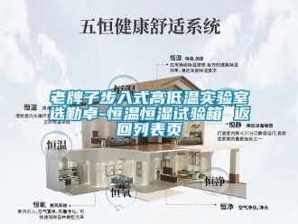 知識百科老牌子步入式高低溫實驗室選勤卓-恒溫恒濕試驗箱 返回列表頁