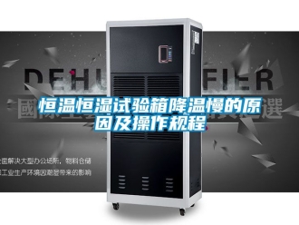 知識百科恒溫恒濕試驗箱降溫慢的原因及操作規程