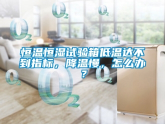 知識百科恒溫恒濕試驗箱低溫達不到指標，降溫慢，怎么辦？