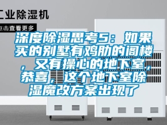 企業新聞深度除濕思考5：如果買的別墅有雞肋的閣樓，又有操心的地下室，恭喜，這個地下室除濕魔改方案出現了