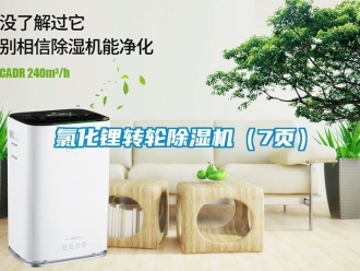 常見問題氯化鋰轉輪除濕機（7頁）