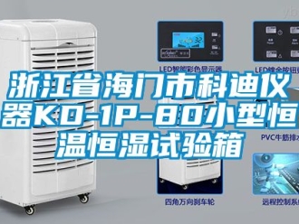 知識百科浙江省海門市科迪儀器KD-1P-80小型恒溫恒濕試驗箱