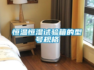 知識百科恒溫恒濕試驗箱的型號規格