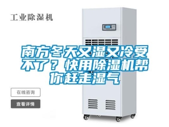 行業新聞南方冬天又濕又冷受不了？快用除濕機幫你趕走濕氣