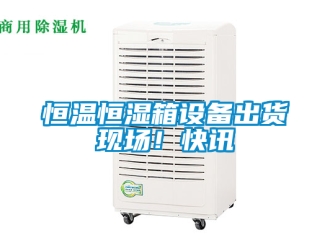 知識百科恒溫恒濕箱設備出貨現場！快訊